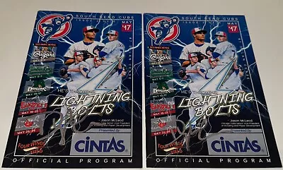 Dylan Cease  2017 South Bend Cubs Program San Diego Padres Signed - Image 1 of 3
