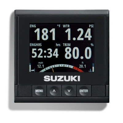 990C0-03C10-KIT Suzuki Outboard SMIS Multifunction LCD Gauge Display  - Image 1 of 4