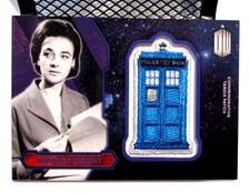 2015 Topps Dr Who Tardis Blue Barbara Wright Patch 92/99 NEAR MINT-MINT