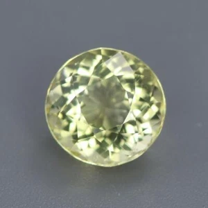 3.12 Cts Round shaped Green SCAPOLITE Gemstone From Madagascar - Picture 1 of 3
