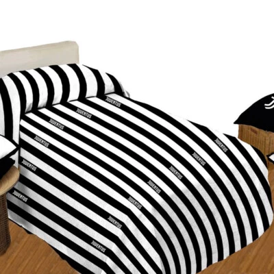 Copriletto leggero F.C. Juventus Juve ufficiale cotone Singolo una piazza T935 - Immagine 1 di 2