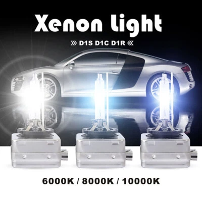 PAIR HID XENON HEAD LIGHT BULB 6000K 8000K 5000K D1S For Chrysler 300C 2005-2010 - Image 1 of 4