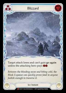 1x Blizzard - Casi nuevo - Tales of Aria - Flesh and Blood Majestic - Imagen 1 de 1