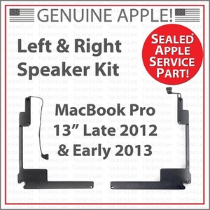 NEW Apple 923-0224 MacBook Pro 13” Late 2012-Early 2013 Left & Right Speakers - Picture 1 of 5