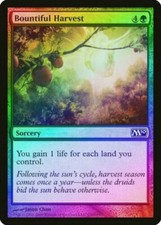 Bountiful Harvest Magic 2010 Light Play MTG Magic DNA GAMES