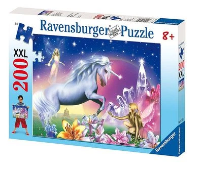 Puzzle Ravensburger Niña Hada Unicornio Criatura Mítica 200 Piezas XXL - Imagen 1 de 2