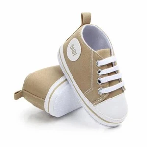 1 Year Baby Canvas Shoes Spring Autumn Cute Newborn Infant Toddler Crib Sneakers - Picture 1 of 29