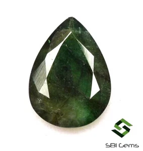 14x10 mm Certified Natural Emerald Pear Cut 4.33 CTS Faceted Loose Gemstone - Picture 1 of 5