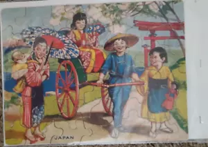 Japón - Puzzle infantil antiguo - Imagen 1 de 2