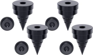 OEHLBACH SPIKES S 2000 55041 BLACK SET DA 4 PUNTE CONICHE PER DIFFUSORI - Foto 1 di 1