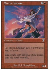 Magic the Gathering MTG Storm Shaman (222) Seventh Edition   LP