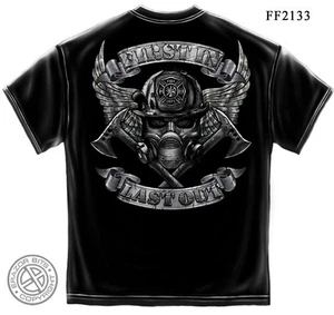BOMBERO - ALAS DE FUEGO DE ACERO CON SELLO DE LÁMINA - CAMISETA - Imagen 1 de 2