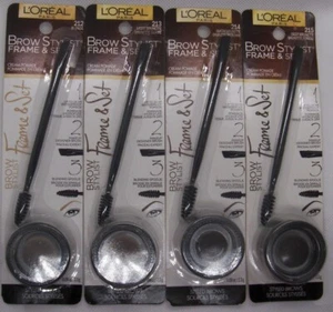 L'Oreal Brow Stylistenrahmen und Set 212-215 definierte Brauen, cremefarbene Pomade 212 214 - Bild 1 von 5