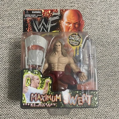Figura WWF Jakks Maximum Sweat Shawn Michaels Nueva Caja Desgaste Foto 1 de 4