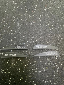 AAE Hybrid 26 Custom Bowfreaks Vanes 100 pack Black  - Picture 1 of 1