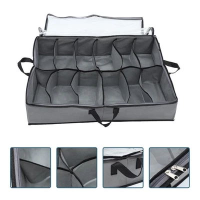  Scatole Portaoggetti Contenitore Di Conservazione Delle Scarpe Contenitori - Immagine 1 di 4