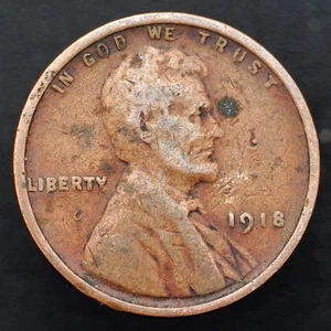 1918 Wheat Cent Penny Coin, km132 - Excellent Coin 🇺🇸 💡 🌎 - Picture 1 of 5