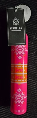 Vinrella Paraguas en Botella Boho Rosa NUEVO con etiquetas Foto 1 de 4