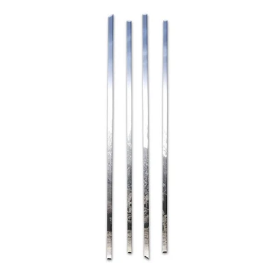 Peitoris de janela de aço inoxidável 4p serve para 2007-2016 GMC Acadia por Brighter Design - Imagem 1 de 4