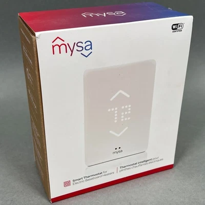 Mysa Smart Thermostat for Electric Baseboard Heaters V2 - White (MYSA BB V2-0) - Image 1 of 4