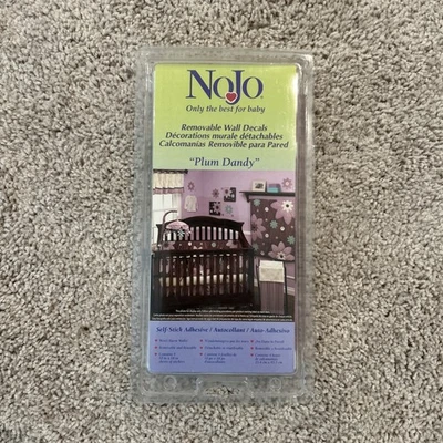 Nojo Removable Wall Decals “ Plum Dandy” Peel and Stick Flowers - Image 1 of 4