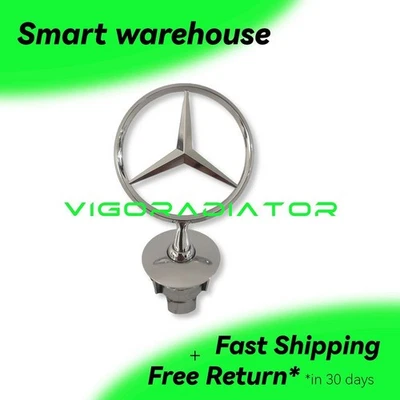 Emblema capó delantero 3D ajuste Mercedes-Benz C230 C280 CLK320 E320 Foto 1 de 4