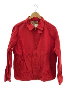 SUGAR CANE Jacket SizeL Cotton RED Plain SC14355NU - Picture 1 of 5