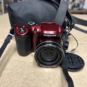 Samsung WB110 20.2MP Digital Camera Red 26x Optical Zoom Tested - Picture 1 of 21