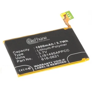 Batería 3.7V Li-Poly para Apple iPod Touch 5 - Reemplaza 616-0621 A1421 LIS1495APPCC - Imagen 1 de 2