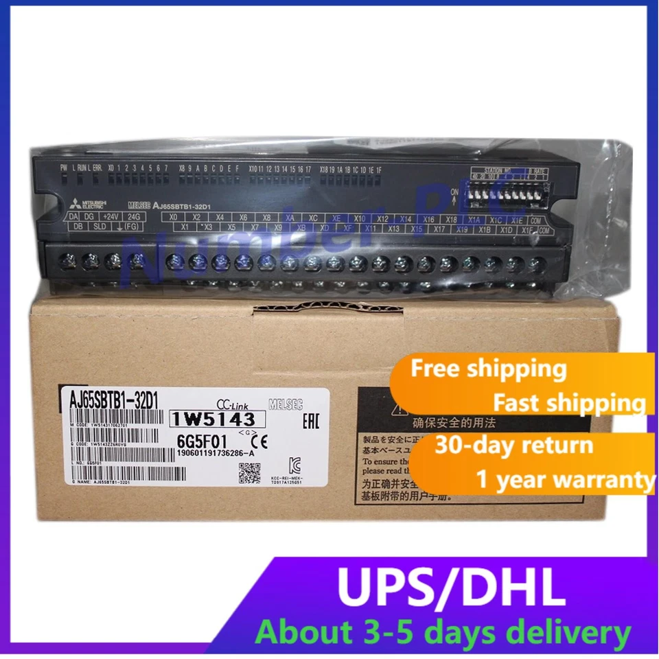 Mitsubishi AJ65SBTB1-32D1 Compact Type Remote I/O Module AJ65SBTB132D1 Fast - Image 1 of 1