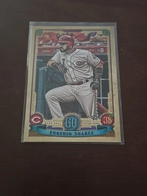 2019 Topps Gypsy Queen Bazooka Back SP Eugenio Suarez #72 Reds Mariners - Image 1 of 2