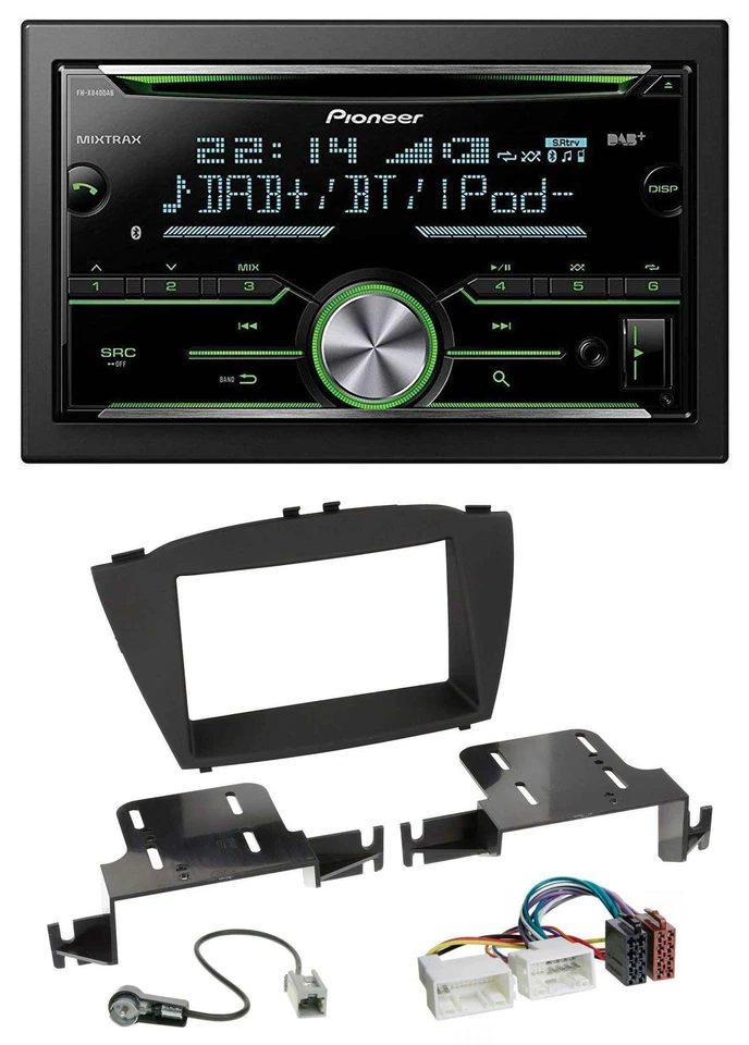 Pioneer Bluetooth MP3 DAB 2DIN USB CD Autoradio für Hyundai ix35 (ab 2013) - Bild 1 von 4