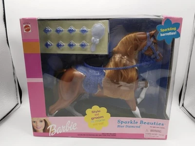 Muñeca Barbie Caballo Poni "SPARKLE BEAUTIES" Cepillable Diamante Azul Nuevo en Caja TF1168 Foto 1 de 4
