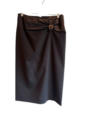 Gucci Vintage Pencil Skirt In Brown Size 38 Made In Italy - Image 1 of 4