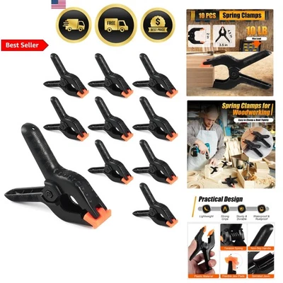 Spring Clamps 4.5 Inch Heavy Duty Plastic Clips for Balloon Arch Backdrop Tar... - Image 1 of 4