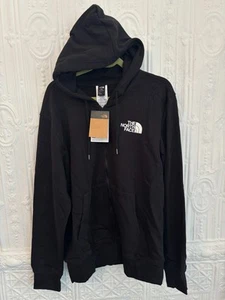 NUEVA Chaqueta con Capucha The North Face Half Dome Cremallera Completa Para Hombre TNF Negra Talla L Grande - Imagen 1 de 4