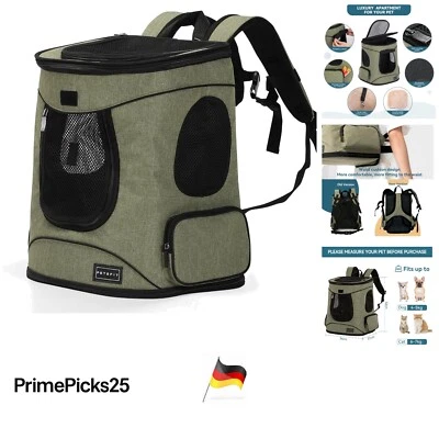 Hund & Katzenrucksack atmungsaktiv aus 600D Oxford Reisen - Bild 1 von 4