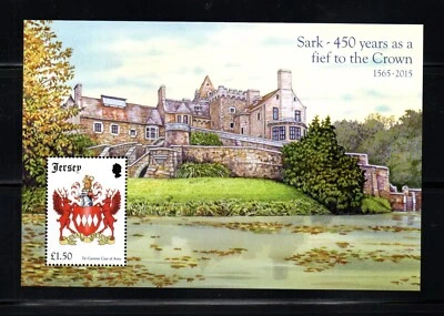 Jersey 2015 sheet Isle of Sark/coat of arms stamps (Michel Block 132) MNH - Image 1 of 2