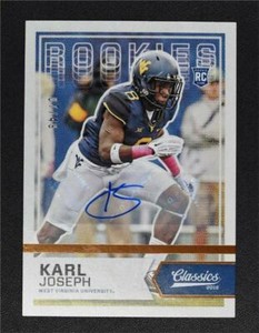 2016 Classics Significant Signatures Bronze #254 Karl Joseph Auto /49 - NM-MT