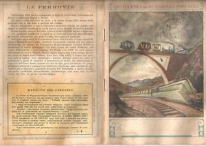 DIE EISENBAHNEN SPARHEFT 1949 Vintage LINIEN MIT RAND GEBRAUCHT - Bild 1 von 1
