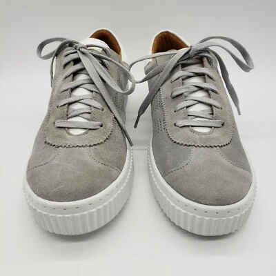 Skechers Street Los Angelas Sneaker Women's Size 9.5 Suede Lace-up Platform Gray - Image 1 of 4