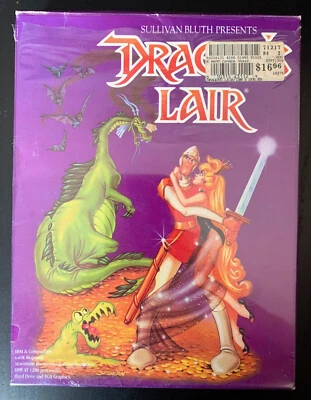 Vintage 1989 Dragon's Lair IBM 3.5 Merit Software Sullivan Bluth Video Game - Image 1 of 4