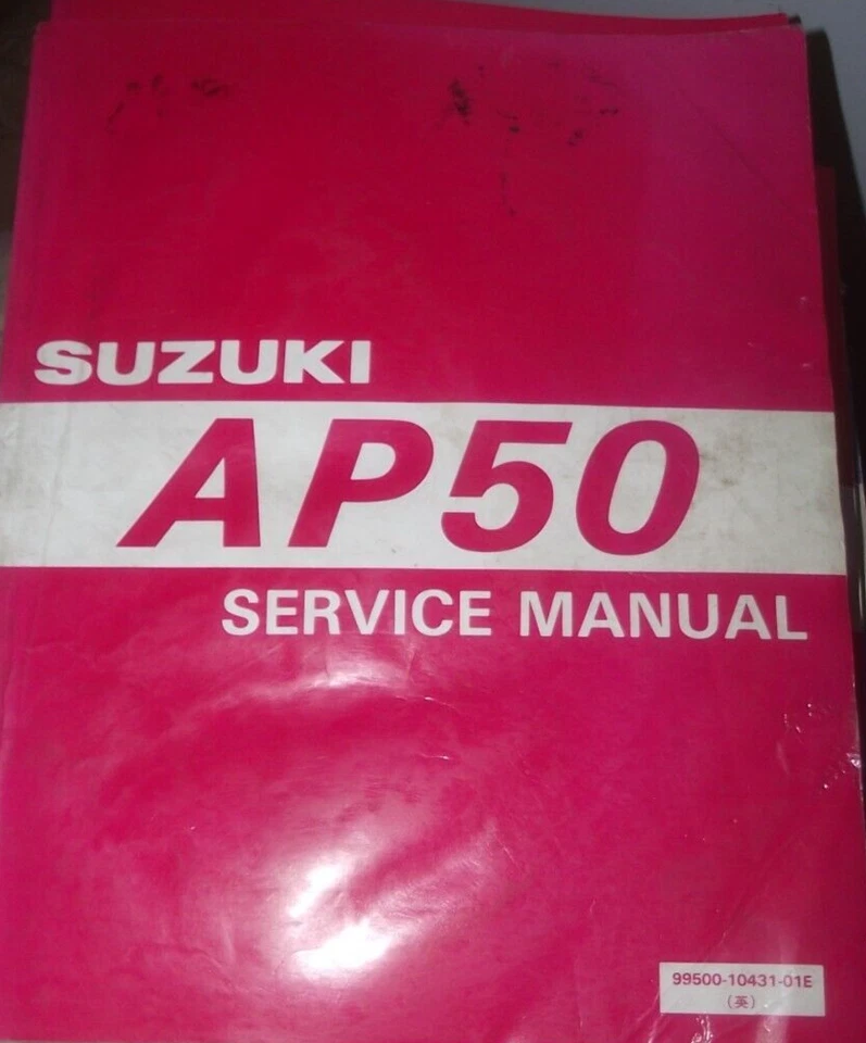 SUZUKI AP50 SERVICE MANUAL 1995  99500-10431-01E.. - Image 1 of 1