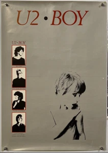 U2 ~ BOY ~ VINTAGE UK ISLAND LP RECORD STORE PROMOTIONAL POSTER 1980 - Picture 1 of 3