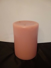 Ex Large Partylite 3 Wick Candle 6" x 8" Mauve #30881 Spiced Plum Scent Rare