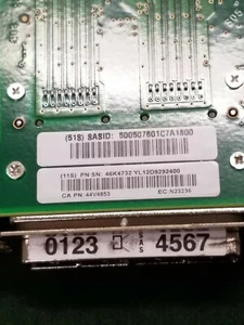 Tarjeta SAS IBM 46K4732 (57B3) - PCI-X 3 GB de doble canal - Imagen 1 de 3