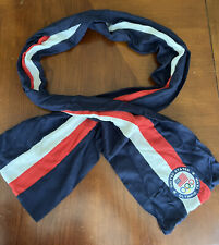 Ralph Lauren Scarf USA Olympic Team Silk Cotton Cashmere French Navy