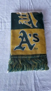 Oakland A's Cespedes 52 green yellow Scarf SGA Promotional Chevrolet new in bag - Picture 1 of 2