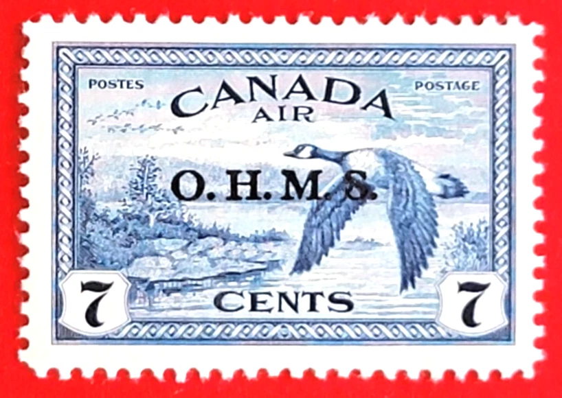 Canada Stamp CO1 BOB Airmail O.H.M.S. MLH VF - Image 1 of 1