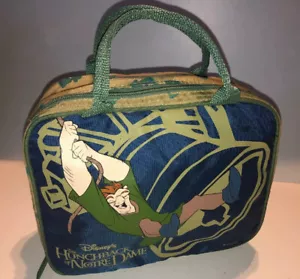 Rare Vintage *NEW* 90s DISNEY Hunchback Notre Dame Zip Up Aladdin LUNCHBOX Movie - Picture 1 of 8